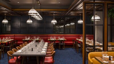 Marble & Grain dining area