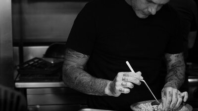 Malcolm Hanslow Plating up a Dish