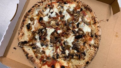Wood Fired Neapolitan Pizza - Funghi Pizza