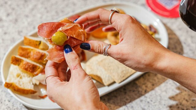 Restaurant Two14 Charcuterie board