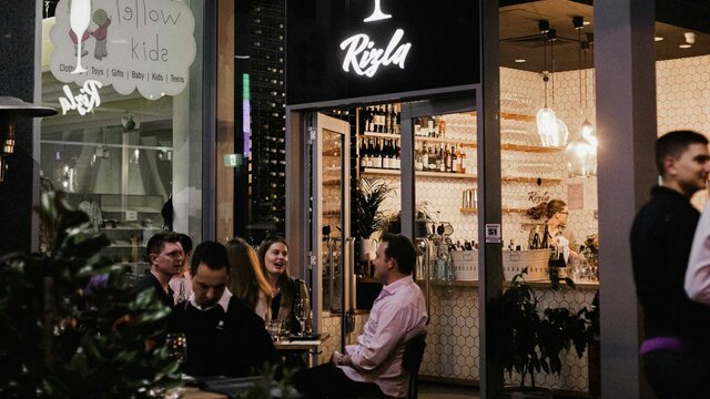 Rizla by night Evening drinks at RIzla