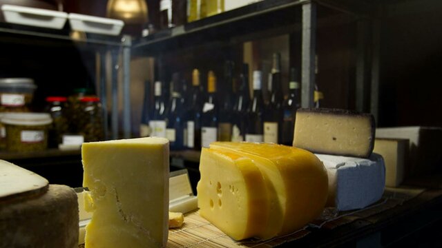 The cheese room The cheese room at Silo in Kingston