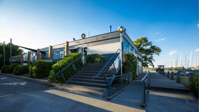 The Southern Cross Yacht Club rear entry