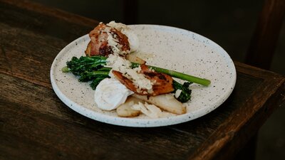 The Speck dish at the front cafe