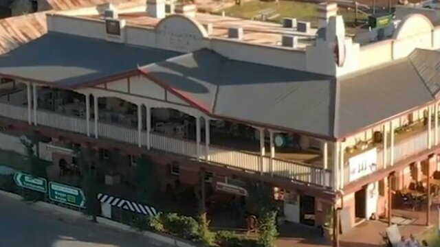 The Royal Hotel, Adelong Drone shot of the Royal Hotel Adelong