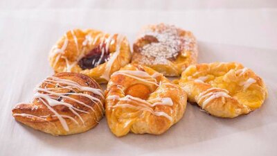 Fresh Danish pastries