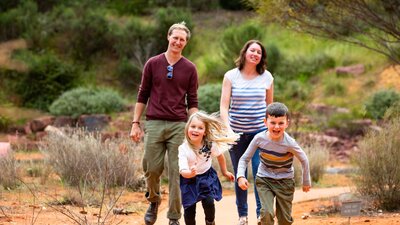 Take the kids on an outdoor adventure through Australia's unique landscapes-minutes from city centre