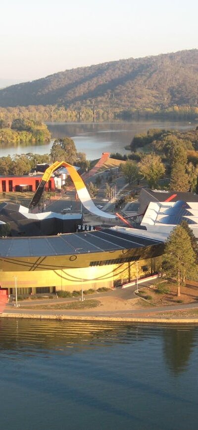 Balloons over National Museum Canberra