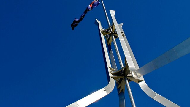Parliament House Parliament House flagpole, Canberra
