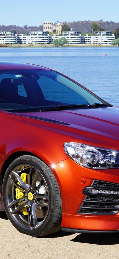 Lake Burley Griffin Canberra Sights Tour HSV GTS on Lake Burley Griffin
