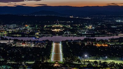 Sunset Mt Ainslie