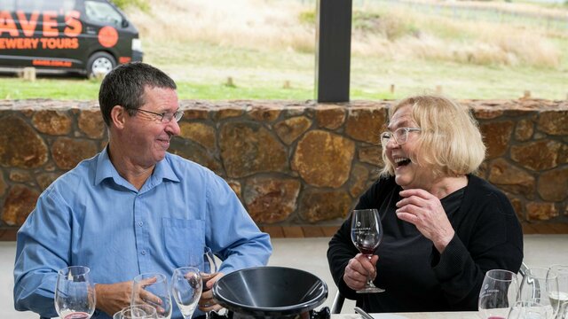 Man and wife on Canberra tour Couple wine tour Canberra