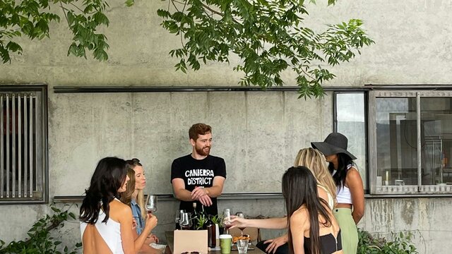 Wine tasting on a private and bespoke wine tour Tasting wines at Lerida Estate