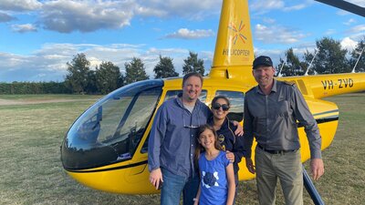 Canberra Helicopter Corp. flights
