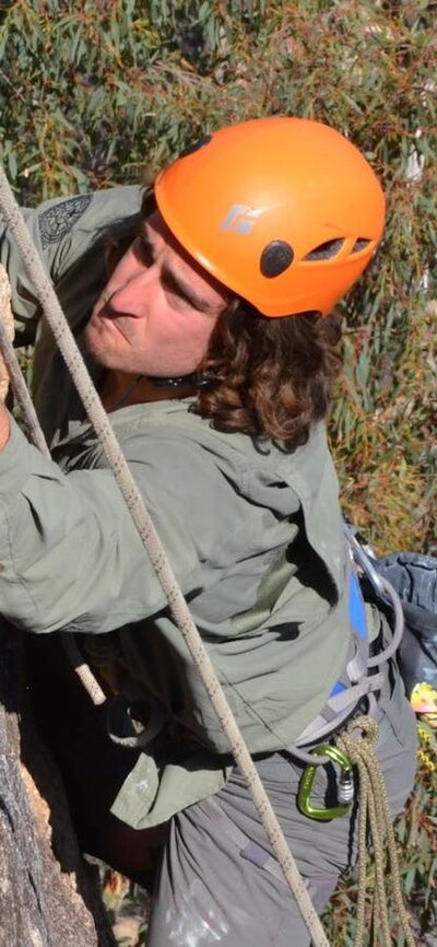 Rock climbing with Outward Bound