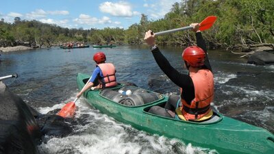 Canoeing with Outward Bound