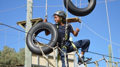 High ropes - vertical playpen