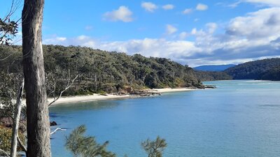 View across bay