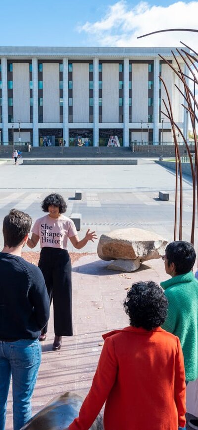 Tour group visits Reconciliation Place