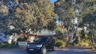 Van Du Vin luxury tour vehicle at Yarrh