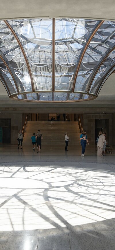 A new grand entrance of the Australian War Memorial
