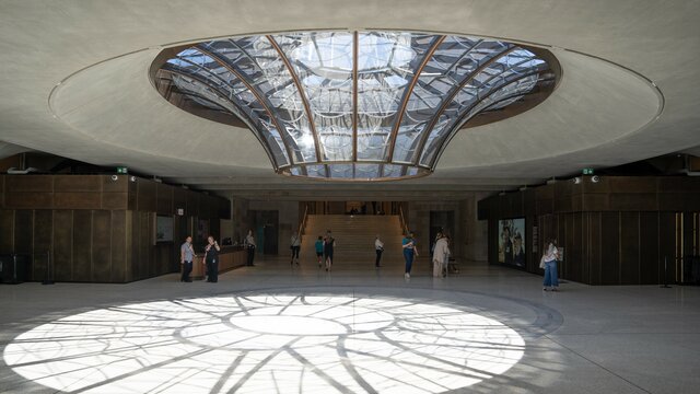 A new grand entrance of the Australian War Memorial