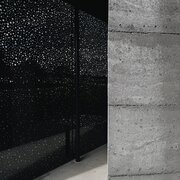 Jenna Rowe For Our Country sculpture Image of For Our Country sculpture at the Australian War Memorial, showing patterned light filtering through the installation