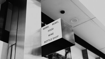 Signage for Rebel Rebel