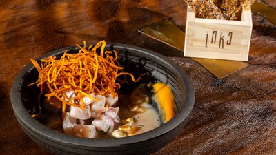 A dish served at Inka restaurant