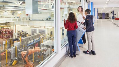 Factory viewing platform at the Royal Australian Mint