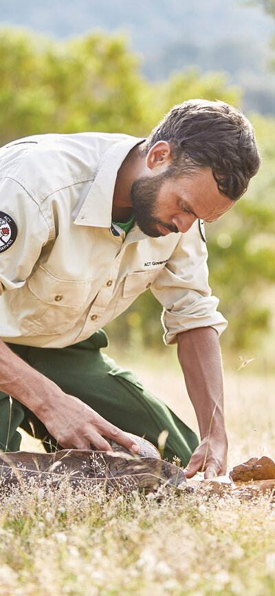 Park ranger at Namadgi National Park