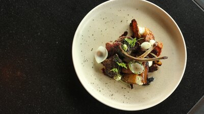 Dish at Vincent restaurant