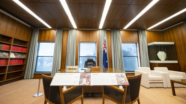 Furniture in an office set up